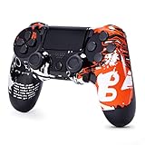 🎮【Funzioni complete】 Il touchpad cliccabile e la barra luminosa incorporata ti offrono un nuovo modo di giocare. Inoltre, il jack audio da 3,5 mm supporta le cuffie compatibili.
