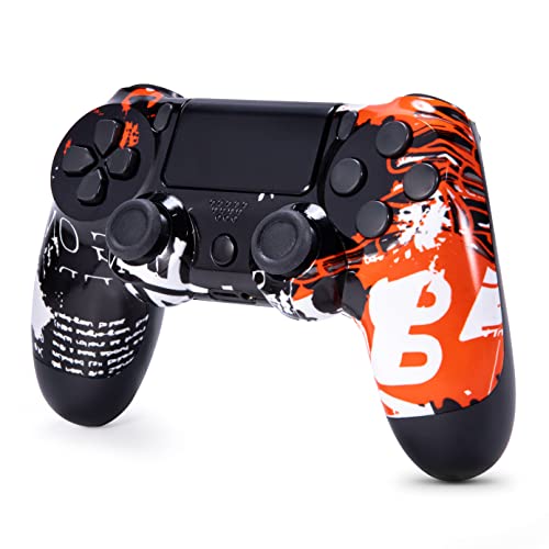 🎮【Funzioni complete】 Il touchpad cliccabile e la barra luminosa incorporata ti offrono un nuovo modo di giocare. Inoltre, il jack audio da 3,5 mm supporta le cuffie compatibili.