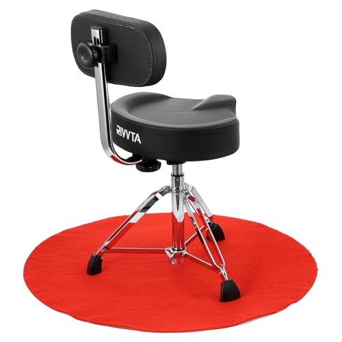 Tapis de bureau rond antidérapant protège-sol polyester fauteuil pivotant