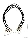 ABN Industrial Black Bungee Cords Hooks Premium Quality 36" inch Bungee Cords - 4 Pack