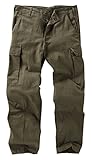 Deutsche Moleskin Hose - Olive/Grau
