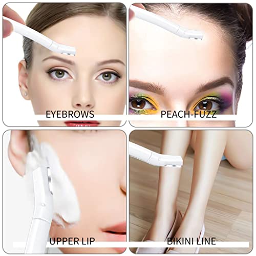 Augenbrauenrasierer, Augenbrauen Rasierklingen Shaper Gesichts Haar Entferner Trimmer Gesicht Rasierer Augenbrauen Rasier Dermaplaning Tool für Damen Gesichts und Karosserie, 3 Stück - Image 6