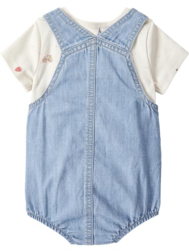 little planet by carter's Conjunto de 2 peças de algodão orgânico para bebês, cambraia, 6 meses, Ca