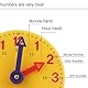 DHCHAPU DHCHAPU Schüleruhr – Sagen Sie die Zeit – 12-Stunden- und 24-Stunden-Uhr. Schüler-Lernuhr