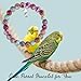 MollyQueen Parrot Bracelets for Women Trendy Parrot Gifts for Bird Lover Birthday Gifts for Daughter Sister Bestie (Colorful Parrot Gifts)