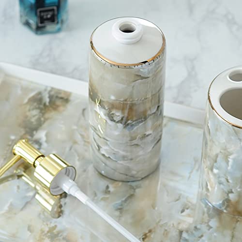 Ensemble d'accessoires de salle de bain complet avec porte brosse à dents