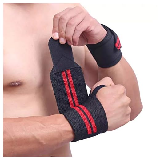 Munhequeira Crossfit-munhequeira Crossfit Powerlifting Lpo (Preto com Vermelho)