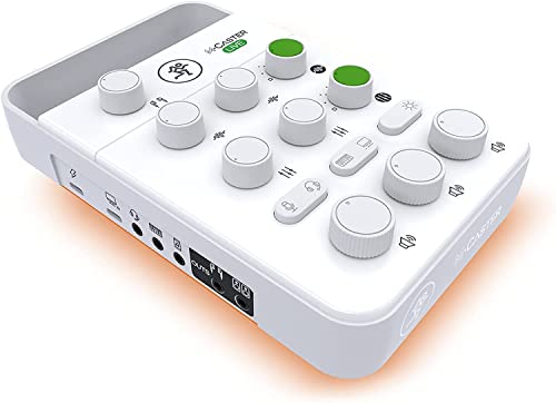 Mackie M-Caster Live White Portable Live Streaming Mixer