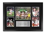 HWC Trading The Hammers UEFA Europa Conference League Winners 2023 16 x 12 inch Printed Memorabilia Signed Autograph Photograph Display for Soccer Fans & Supporters - 16" x 12" Framed