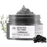 MASCARILLA FACIAL ANTI-ACNÉ -- Nuestra mascarilla de barro del Mar Muerto está impregnada de ingredientes anti-acné como el aceite de árbol de té, el ácido salicílico y la niacinamida para reducir las cicatrices del acné, detoxificar, purificar y desobstruir los poros. Inclúyela en tu rutina diaria para el cuidado de la piel y el tratamiento de las cicatrices del acné.
