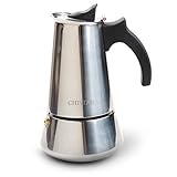 ☕ HOHE SICHERHEIT: Mit dem Sicherheitsventil vermindert es der Innendruck beim Bedienen. Es ist sicher und macht den Geschmack besser.