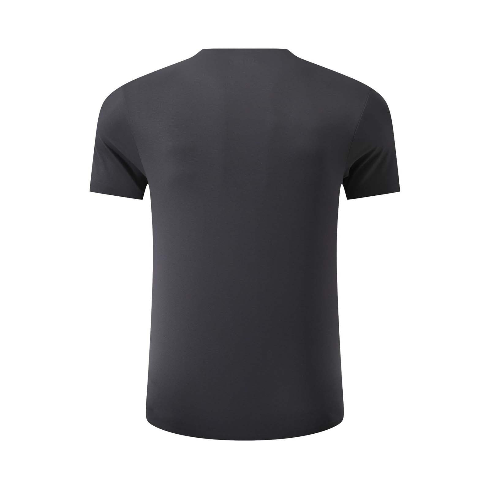 Maglietta sportiva da uomo ad asciugatura rapida, senza cuciture, leggera, traspirante, a maniche corte, per corsa, allenamento, fitness, attività all'aperto