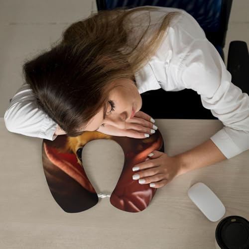Almohada de viaje espuma memoria tamaño mediano miniatura 7