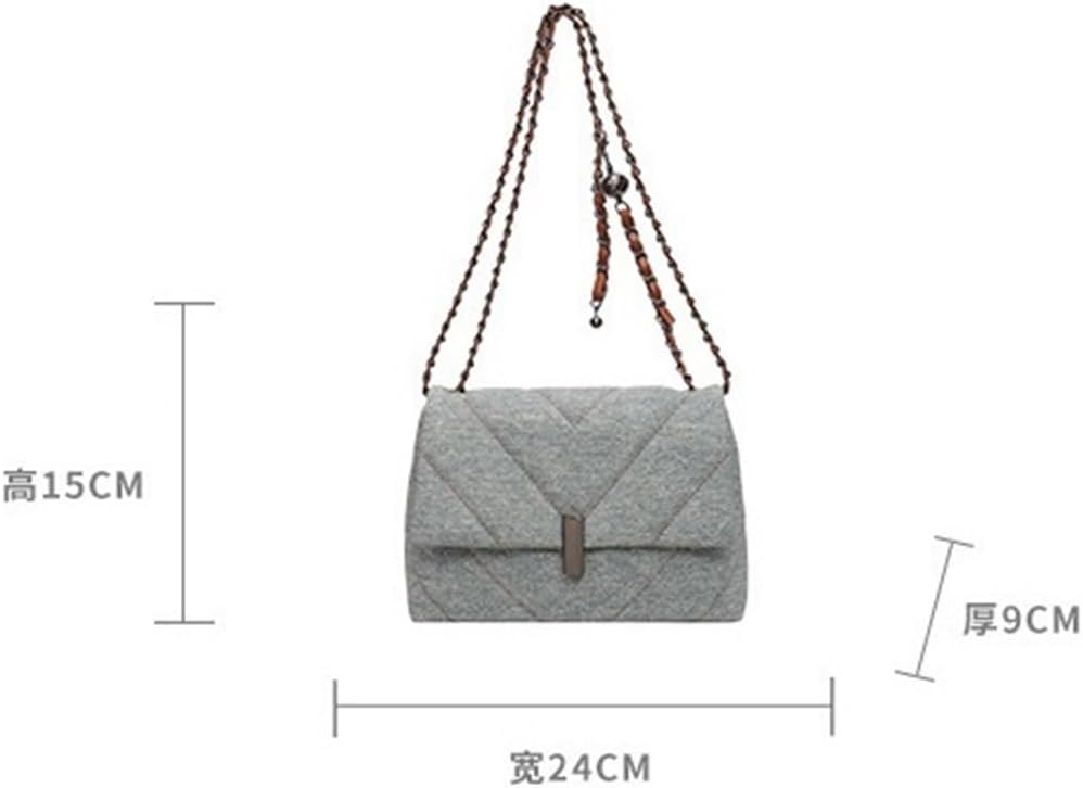 BTJAXIEFG 脇下バッグ レディース 斜め掛けスモールスクエアバッグ ワンショルダーバッグ, 1色, One Size