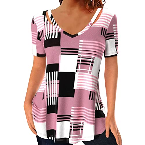 Women's Sleeveless Tank Top Womens Smooth As Tennessee Whiskey Sweet As Strawberry Wine Sleeveless V-Neck Tank Tops Ladies Tops Size 8 UK Tee (Pink, XXXL)