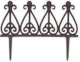 bordure fonte Fragile:no Esschert design - bordure de jardin grand modèle en fonte