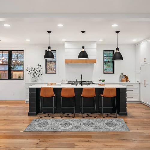 Creative Home Ideas Printed Chenille Runner Rugs - for Bedroom,