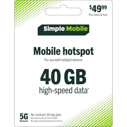 Simple Mobile Hotspot 30-Day Plan