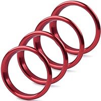 Overdrive-Racing 4X Lüftungsringe Innen Blenden Alu Rot Lüftungsdüsen Zierringe Ringe Abdeckung Passend Für A3 S3 RS3 Q2 Overdrive-Racing 4X Lüftungsringe Innen Blenden Alu Rot Lüftungsdüsen Zierringe Ringe Abdeckung Passend Für A3 S3 RS3 Q2