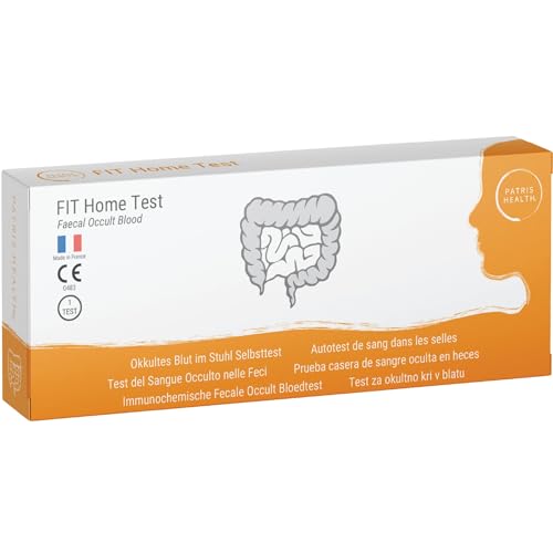 Patris Health® Test Sangue Occulto Feci – Autotest per polipi intestinali, sanguinamenti intermittenti e screening colon – Facile da usare, risultato in 15 minuti, certificato