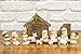 Transpac Cuties Natural 11 x 6 Resin Stone Christmas Nativity Figurines Set of 12