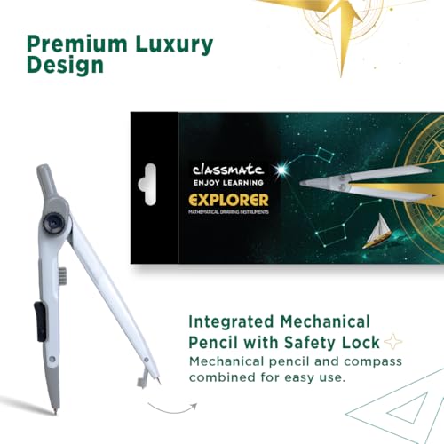Image of Classmate Explorer Geometry Box | Transparent Geometry Box