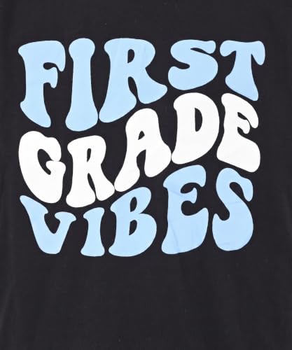 Image of Unique Baby Boys 1st Grade Vibes Only Back to School T Shirt