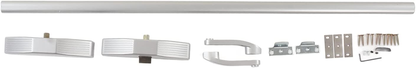 Walfront Strong Push Down Lock for Easy Door Opening, Escape Lock with Complete Accessories for Shopping Mall Factory Use (Single Locking Point)