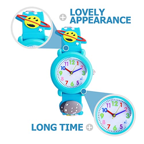 PRETYZOOM Relógio infantil 3D pulseira de pulso decorativa relógio de desenho animado relógio infant