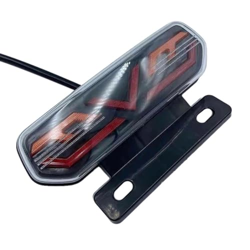 Feux arrière de moto à LED étanche avec feu freinage puissant et indicateur direction