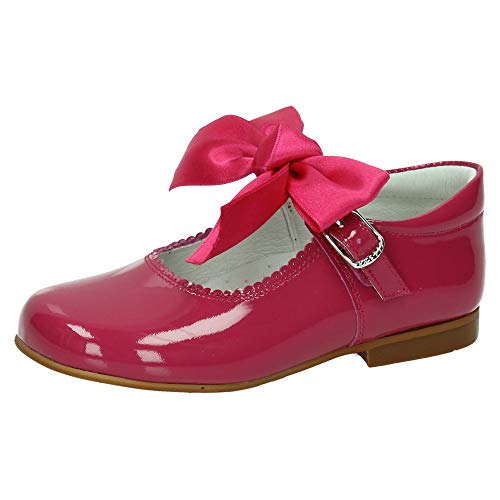 Mercedes en cuir pour enfant rose fuchsia Bambinelli 4199 taille 27