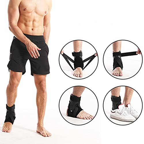 Faxianther Ankle Brace with Splint for Men Women Adjustable Ankle Stabilizer Breathable Compression Sports Ankle Support for Running Volleyball - Image 2