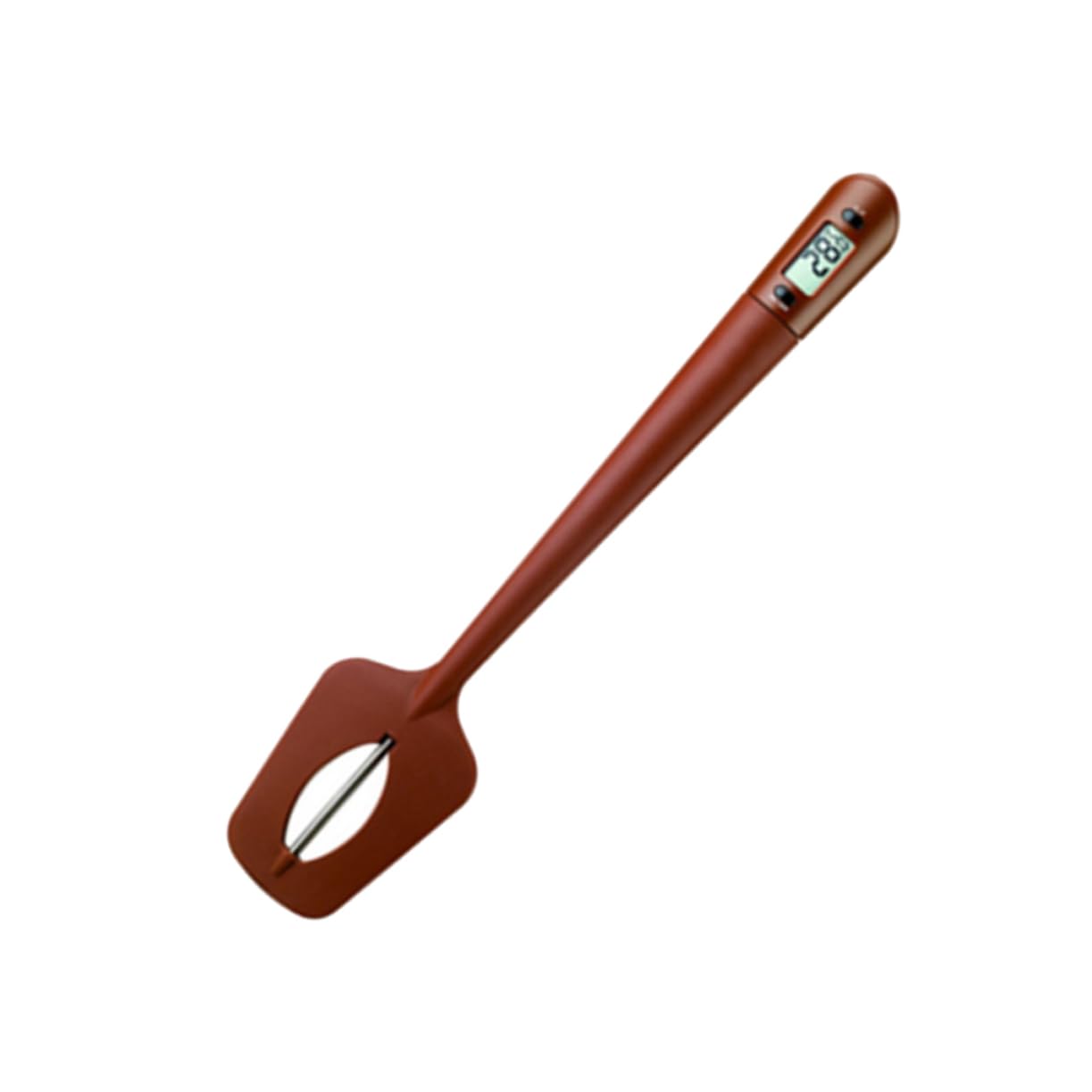 FUNOMOCYA Dual Function Thermometer Stirrer for Kitchen Accurate Food Temperature Monitoring for Cooking Baking