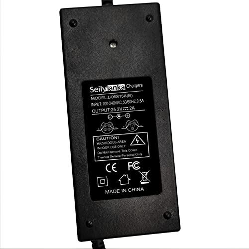 25,2V 2A Elektrofahrrad Scooter E-Bike Batterieladegerät 25,2V Li-Ionen-Batterie 24 V 6S