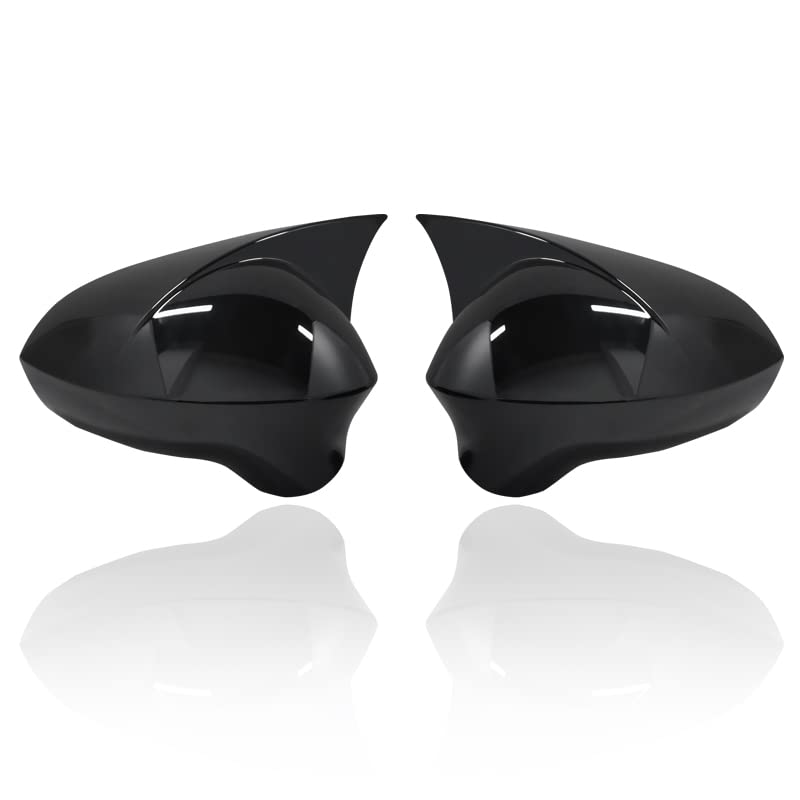 Couvercle de rétroviseur noir Seat Leon Ibiza Exeo coques de rétroviseurs ABS