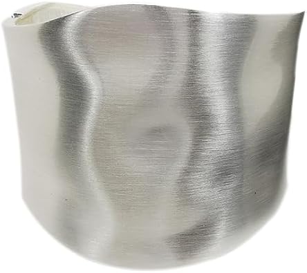 Ailiessy Chunky Cuff Bangle Bracelets Matte Gold Hammered Bracelets Wrap Wide Cuff Bracelet for Women Minimalist Statement Jewelry Gifts