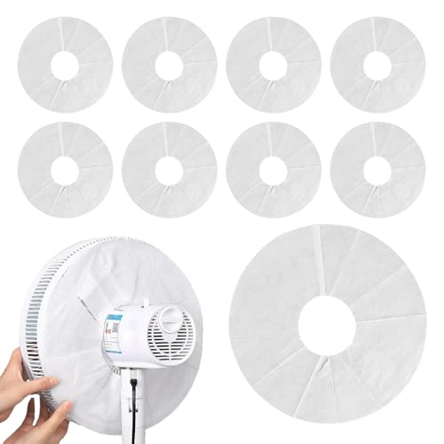 Cubierta antipolvo para ventilador, cubierta a prueba de humedad para ventilador de pedestal, filtro de absorción electrostática, fácil de quitar, protector de larga duración para el hogar, oficina