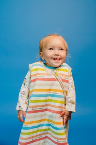Image of Copper Pearl Baby Sleep Sack, CoComelon Stripe - Wearable Blanket for 6-12 Months, Sleeveless Sleep Sack for Baby Boy or Girl