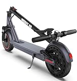 Electric Scooter, 500W Motor, 30 KM/H Max Speed & 35KM Range, Dual Suspension, 10" Solid Tire, Foldable E Scooter for Adults, with Dual Braking System, Cruise Control