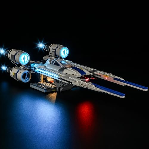 LIGHTAILING Juego de Luces para Lego-75399 Caza Estelar Rebelde ala-U - Kit de iluminación LED Compatible con el Modelo de Bloques de construcción Lego - Modelo No Incluido