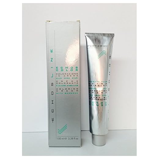 ECHOSLINE Echos Color Professional Coloring Cream - Tinte de pelo rubio cobre oscuro (6,4)