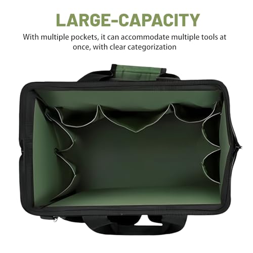 Sac à outils de grande capacité en tissu Oxford ultra résistant à l'usure - 6