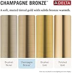 Delta Faucet Air Switch for Garbage Disposal Gold, Air Switch Button in Champagne Bronze 72050-CZ