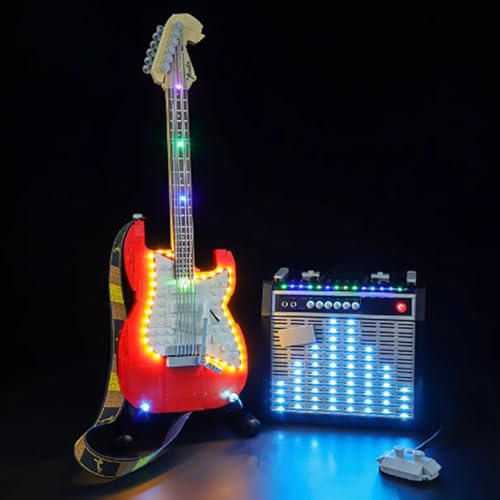 Kit de iluminación LED compatible con Lego 21329 Serie Guitarra Eléctrica Juego de luces LED (kit...
