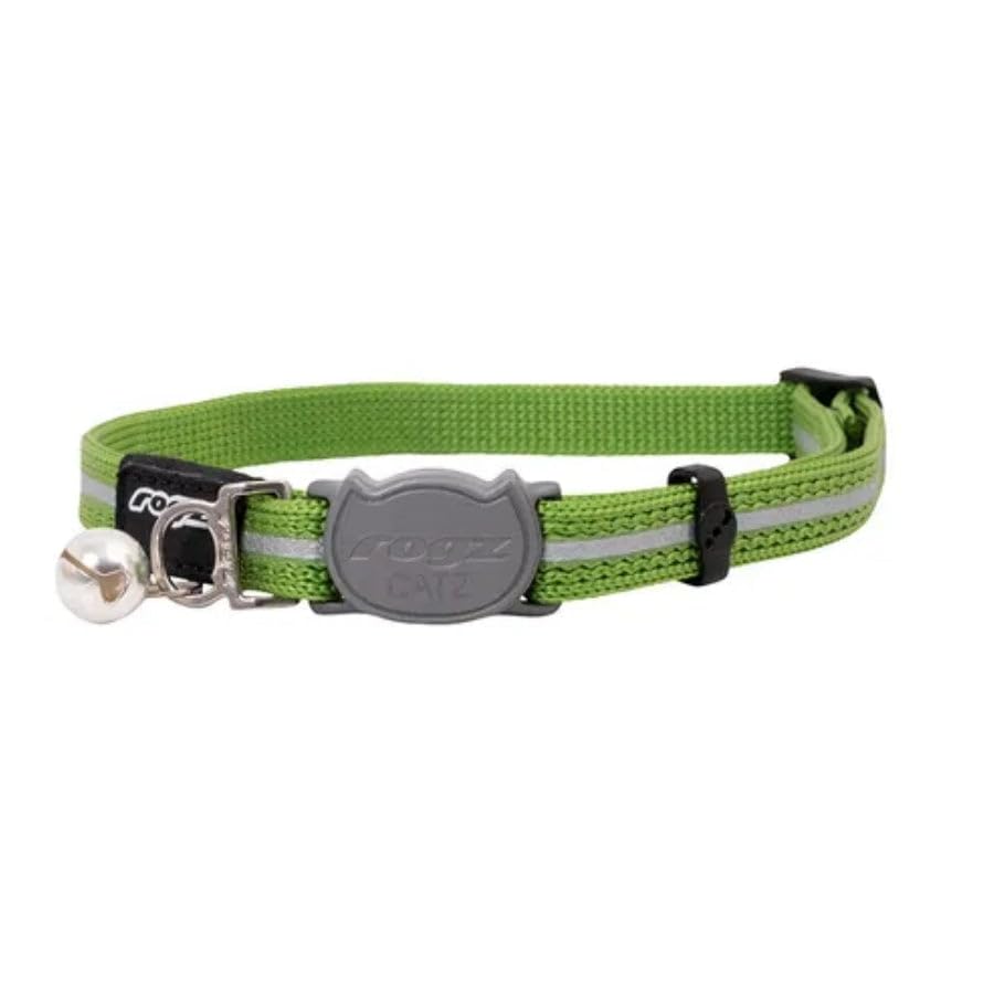 Rogz Alleycat Safeloc Collar Lime - S
