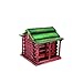 Rivers Edge Products Wood Log Cabin Birdfeeder