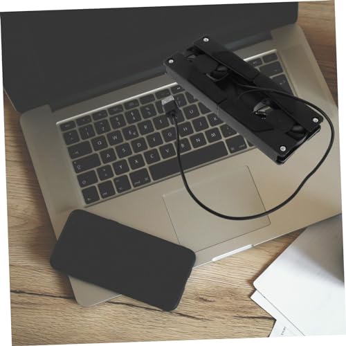 Base para laptop con ventilador y ajuste de altura Uonlytech miniatura 3