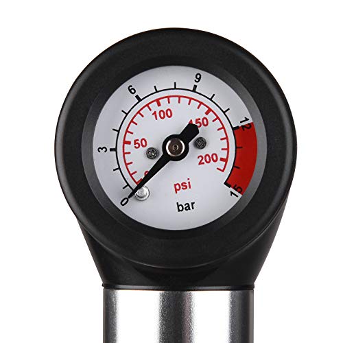 Conjunto de bomba de bicicleta, Romacci Mini bomba de bicicleta Bomba de bicicleta 150 PSI Bomba de