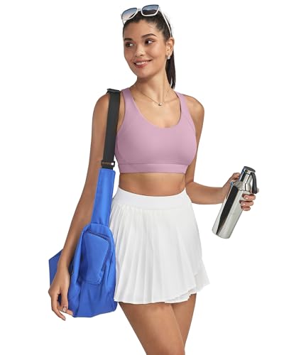 Image of RUNNING GIRL Sports Bras for Women,Seamless Strappy Sports Bra High Support Crisscross Back with Removable Pads