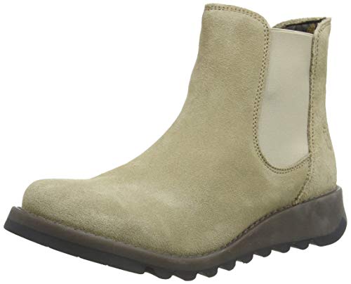 Fly London SALV, Bottine Chelsea Femme, Biscuit, 36 EU
